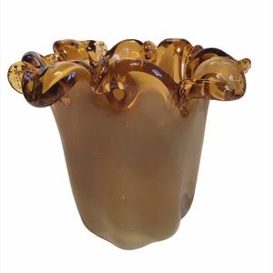 Murano Glass 5” Blown Glass Vase